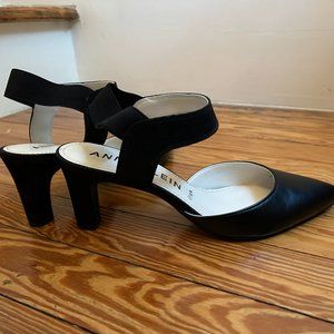 Anne Klein Katia iFlex Pump Black Snakeskin Size 8